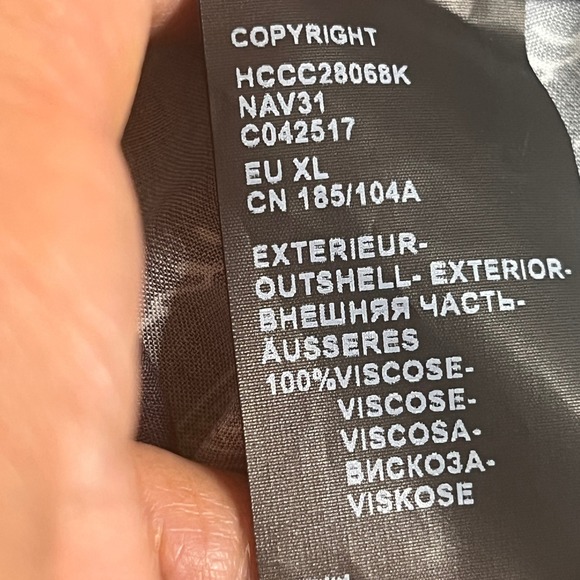 The Kooples Button Down Shirt Men XL Navy New Paisley Frise Skull HCCC28068K - Picture 11 of 12